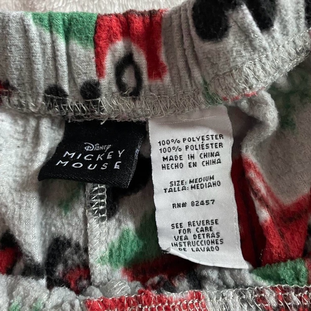 DISNEY MICKEY MOUSE CHRISTMAS PAJAMA PANTS - Picture 2 of 2